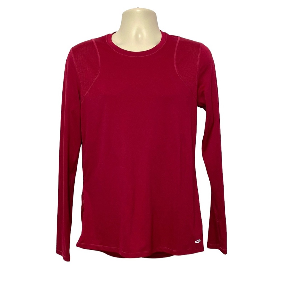 Champion DuoDry Plus Red Crew Neck Athletic Shirt L